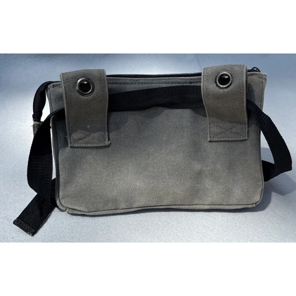 Tough Label Canvas Utility Bag Durable Olive Multi Pocket Tool Tactical 11
